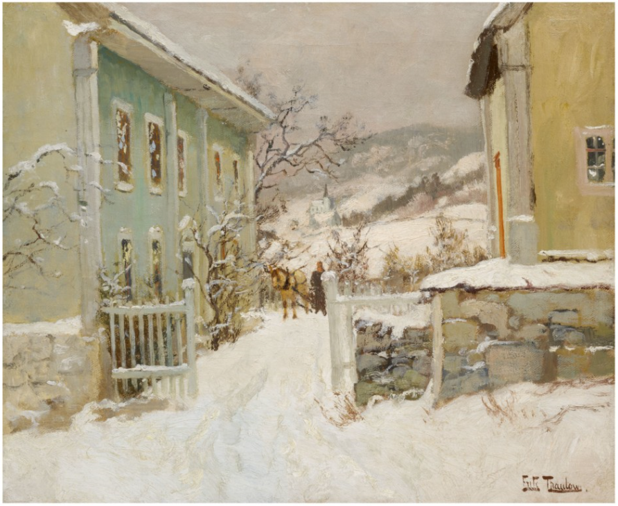 Norjan papiston talo - Frits Thaulow