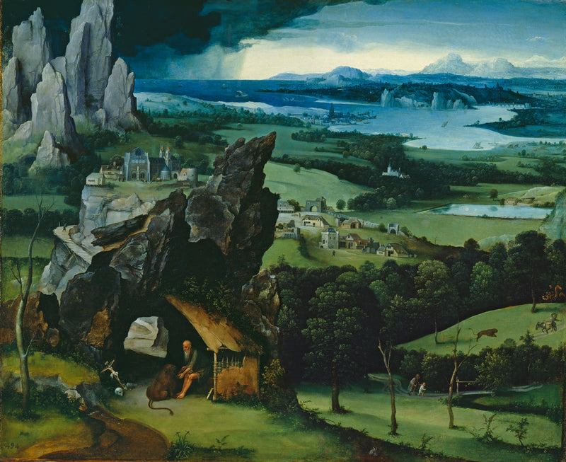 Paysage avec saint Jérôme - Joachim Patinier