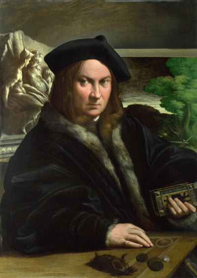 Portrait d’un collectionneur - Parmigianino - Alpha Reproduction