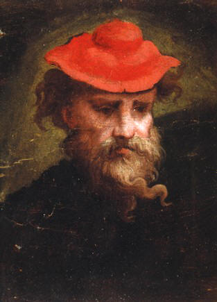 Autoportrait au béret rouge - Parmigianino