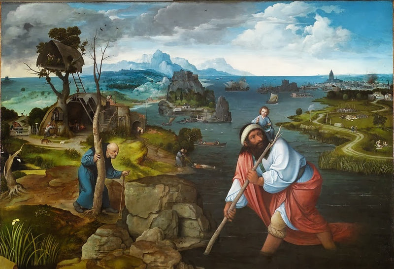 Paysage avec Saint Christophe - Joachim Patinier