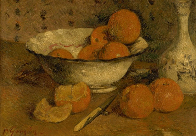 Still life with oranges - Paul Gauguin