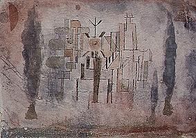 Monumentti hautausmaalla - Paul Klee