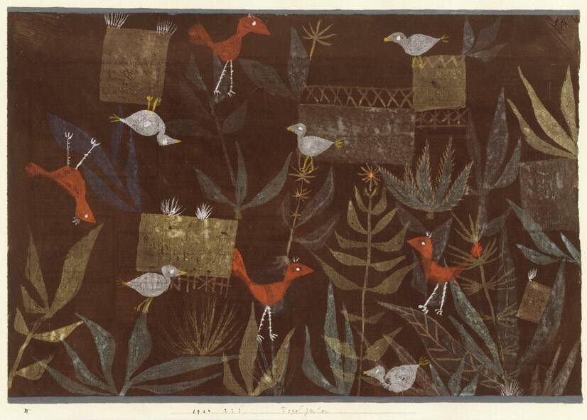 Lintujen puutarha - Paul Klee