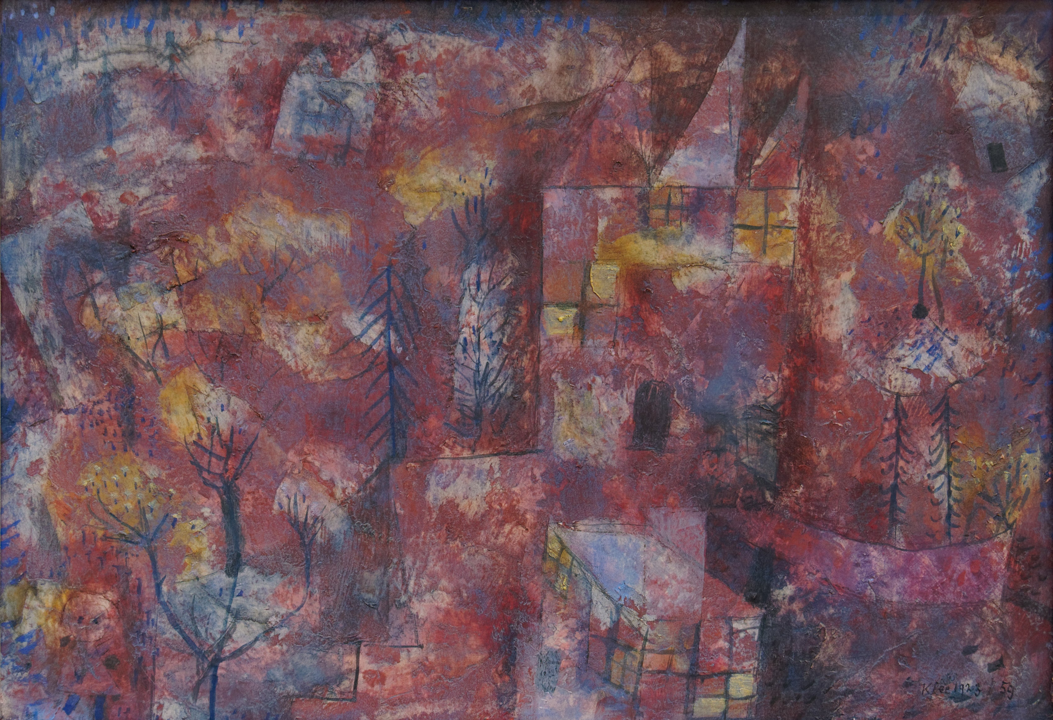maisema lapsen kanssa - Paul Klee