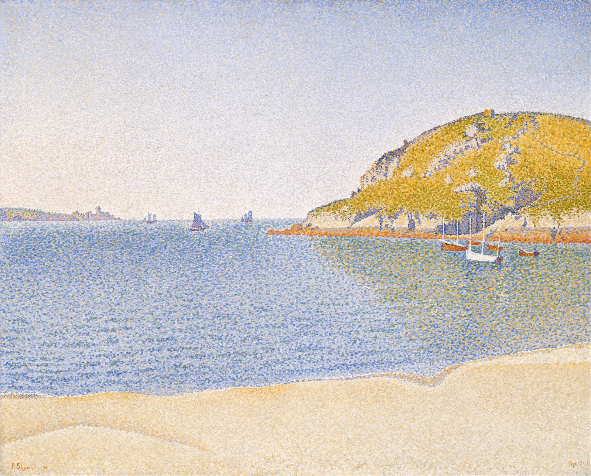 Reproduction du tableau « Port de Saint-Cast - Paul Signac » par Alpha Reproduction en peinture à l’huile