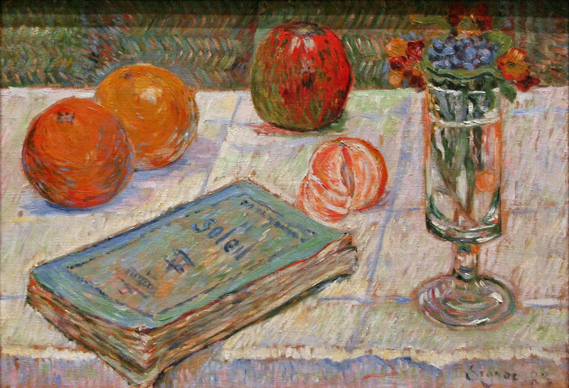 Still Life with a Book - Paul Signac