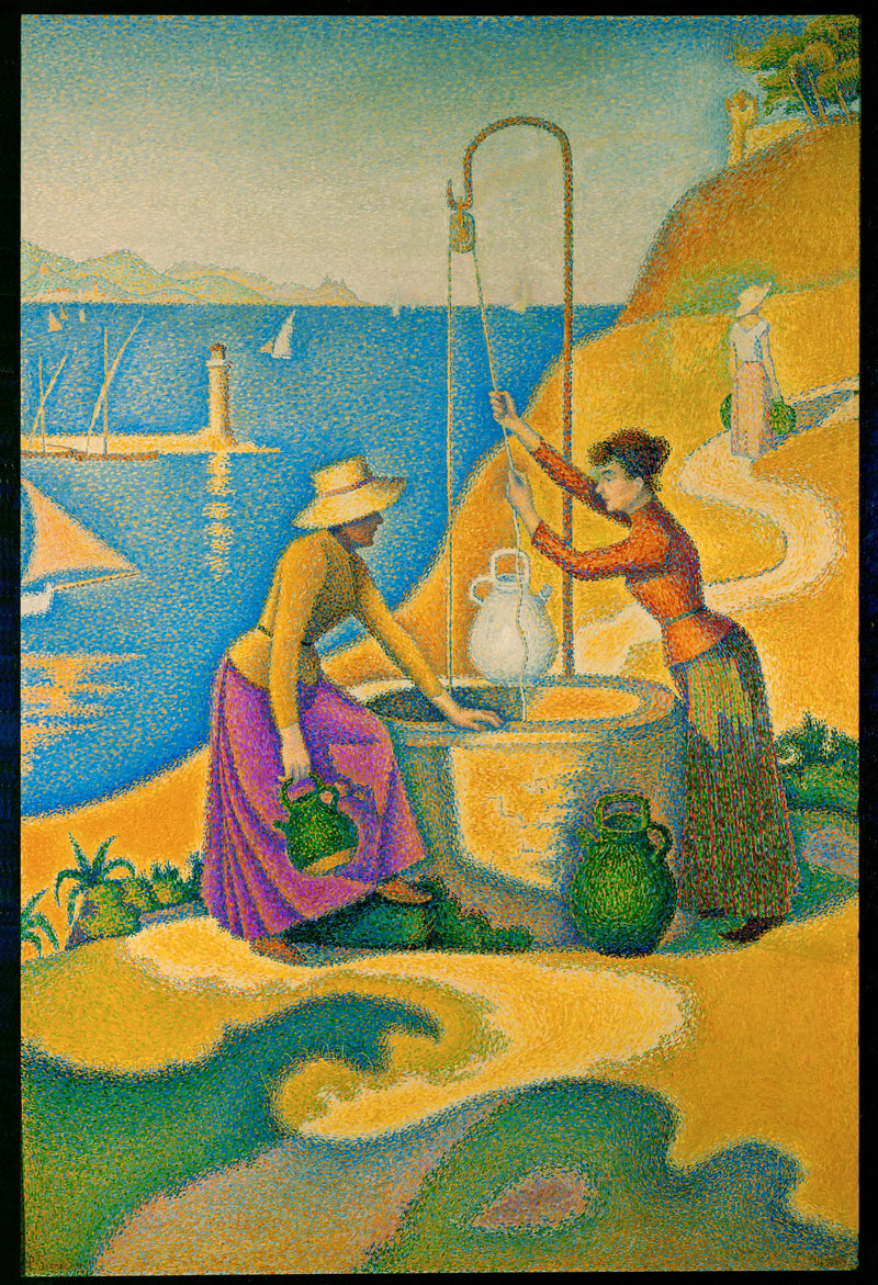 Naiset kaivolla - Paul Signac