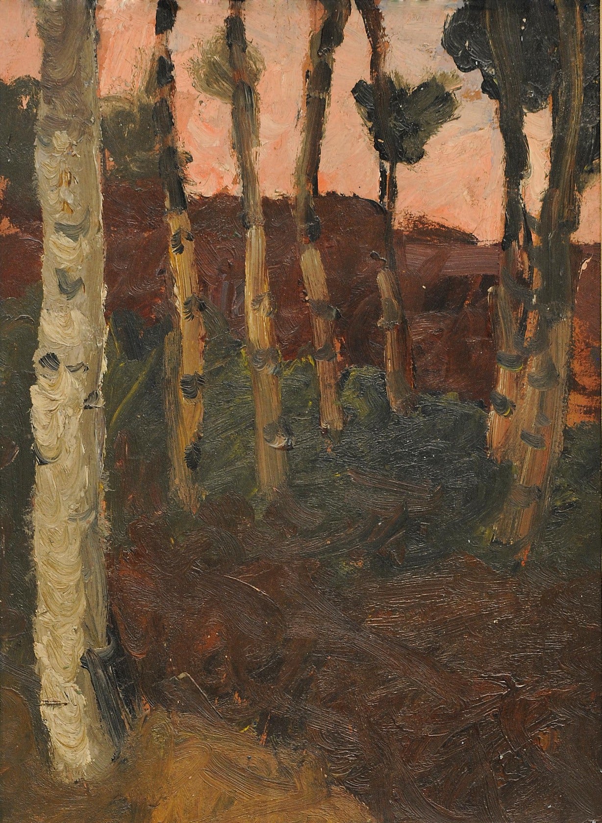 Birches (1904) - Paula Modersohn-Becker