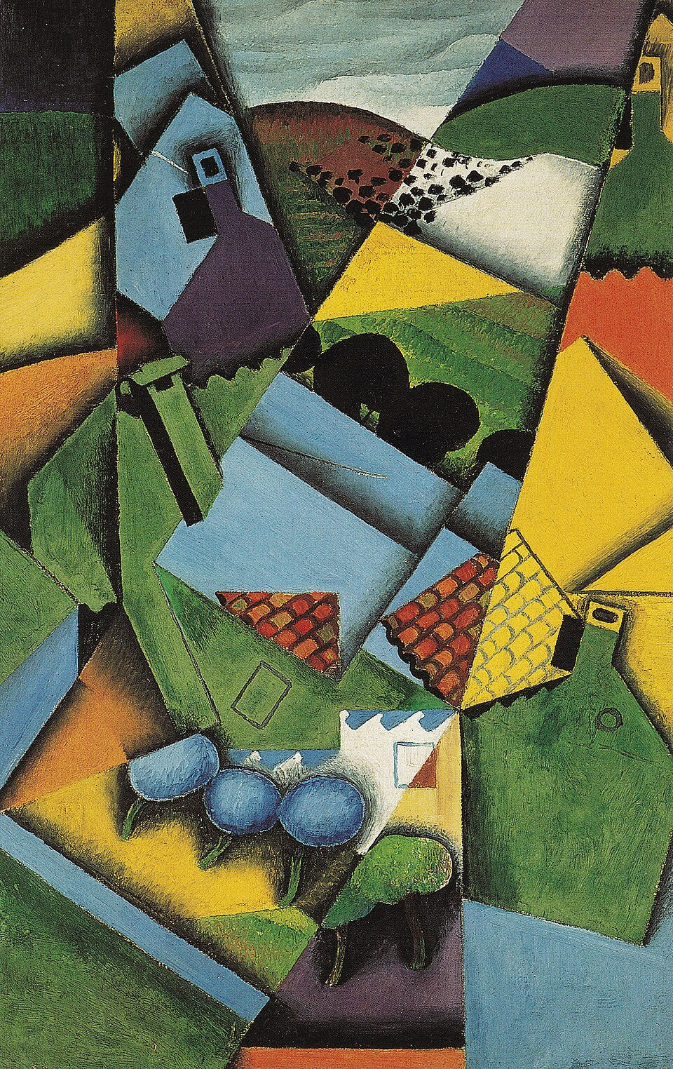 Still Life with a Checked Tablecloth - Juan Gris