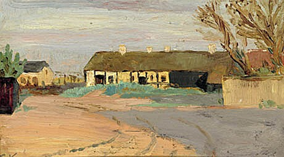 Christofferin talo hämärässä. - Peder Severin Krøyer