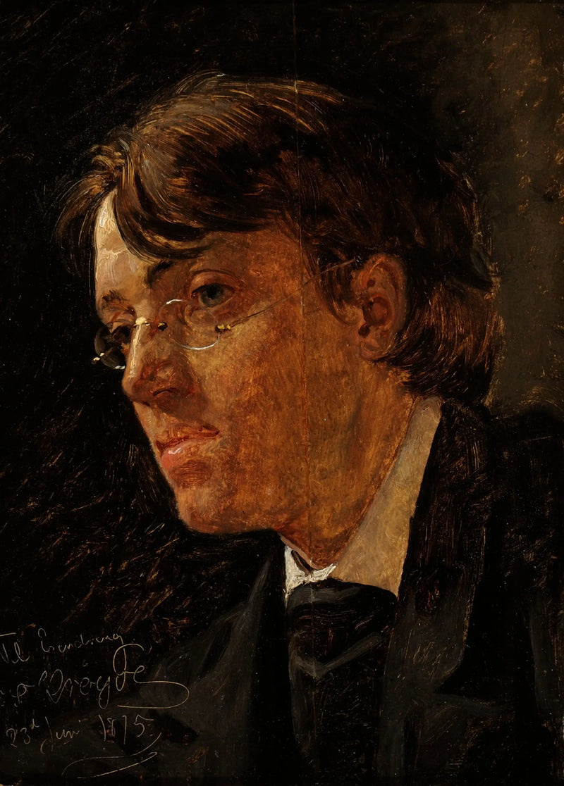 Norjalaisen taidemaalarin Eilif Peterssenin muotokuva. - Peder Severin Krøyer