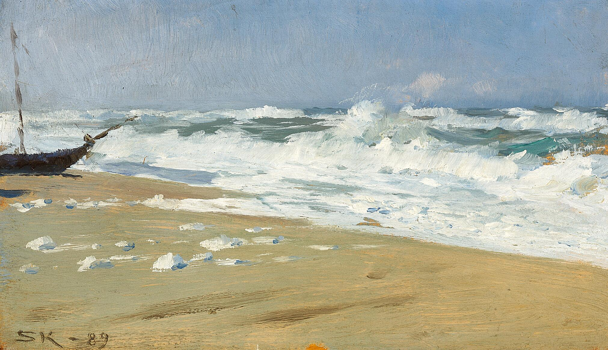 Rannikkotutkimus. - Peder Severin Krøyer