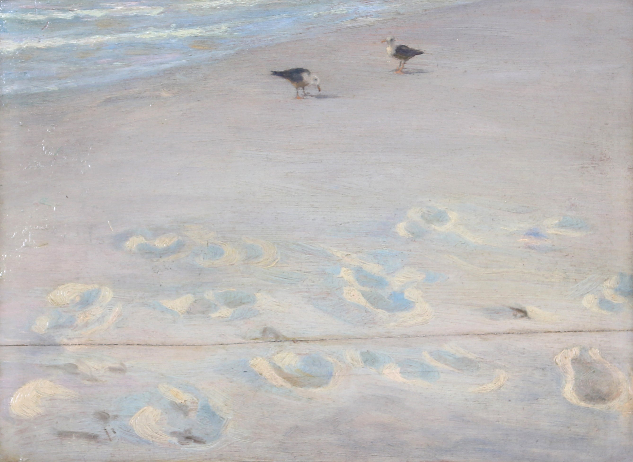 Jäljet hiekassa - Peder Severin Krøyer