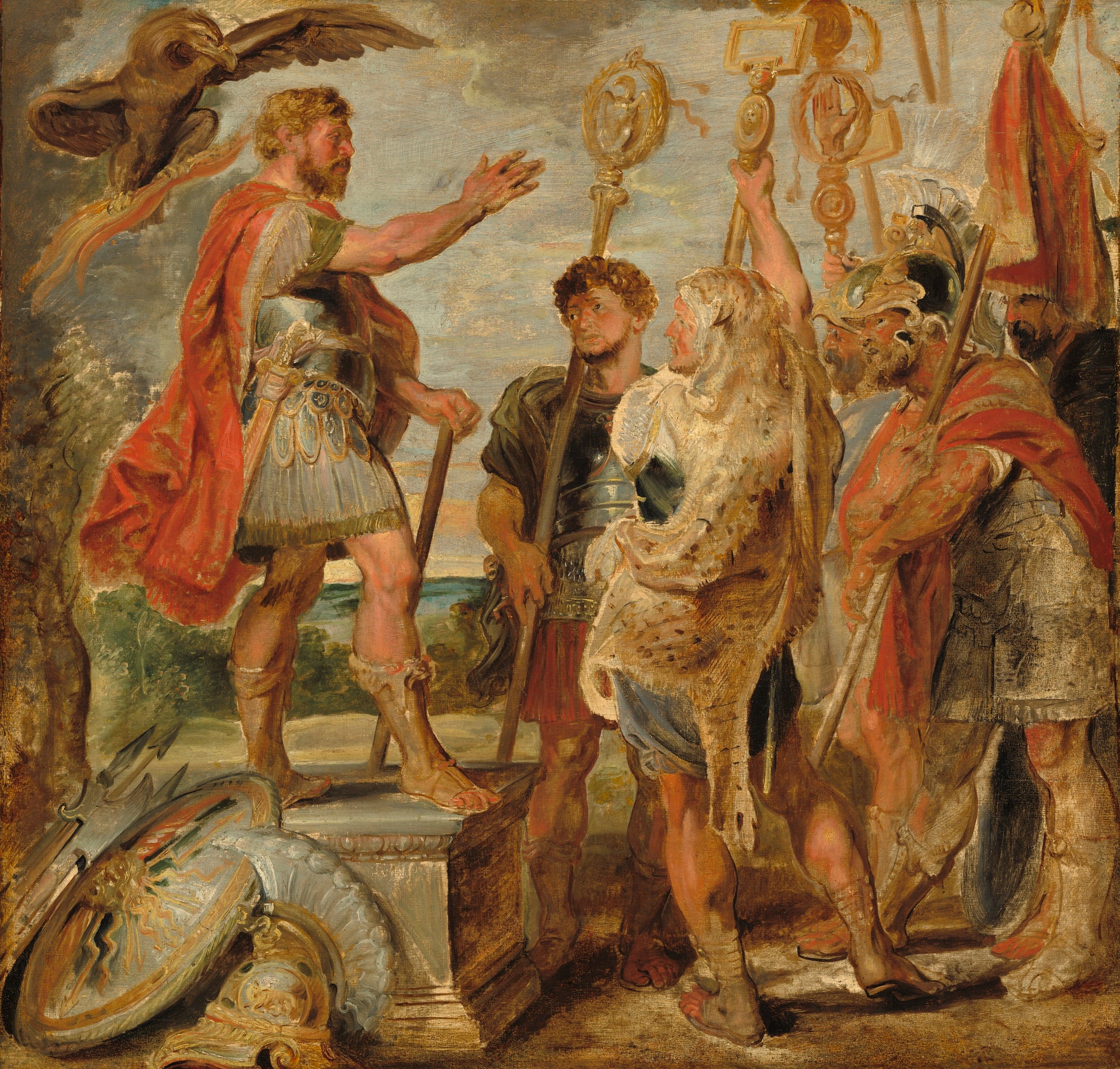 Decius Mus puhuu legioonille - Peter Paul Rubens