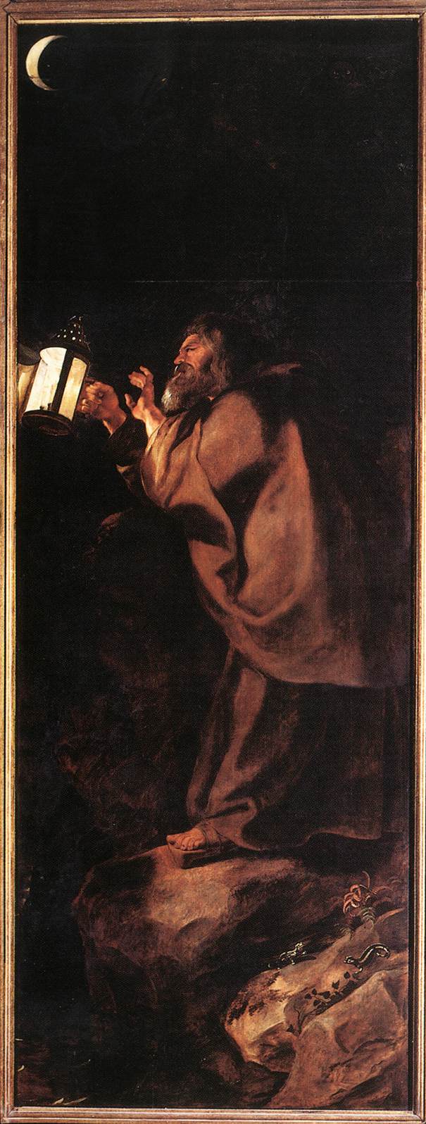 Erakko lampun kanssa - Peter Paul Rubens