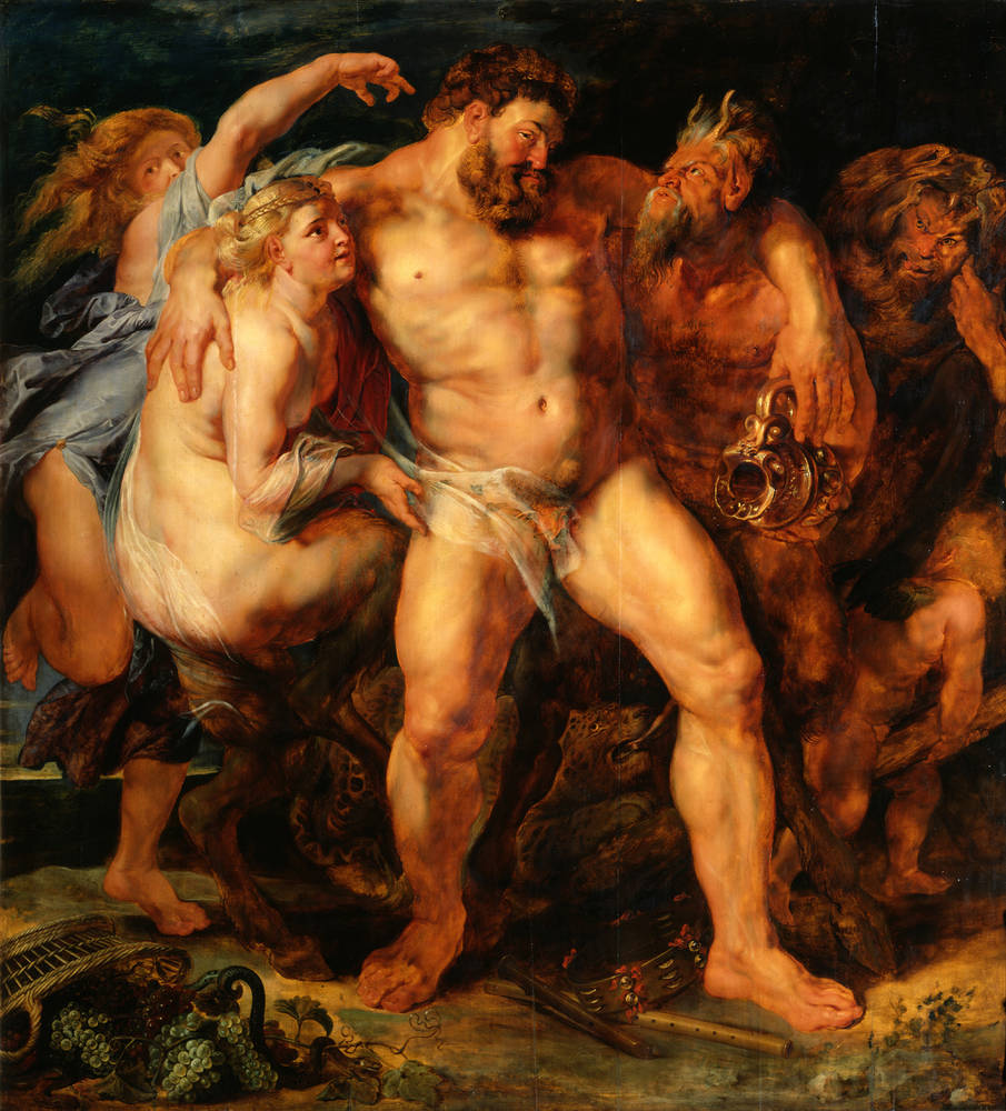 Humalassa oleva Herkules - Peter Paul Rubens