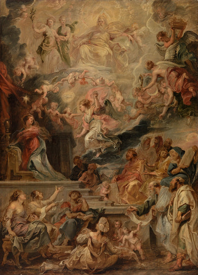 L’Incarnation comme accomplissement de toutes les prophéties - Peter Paul Rubens - Alpha Reproduction