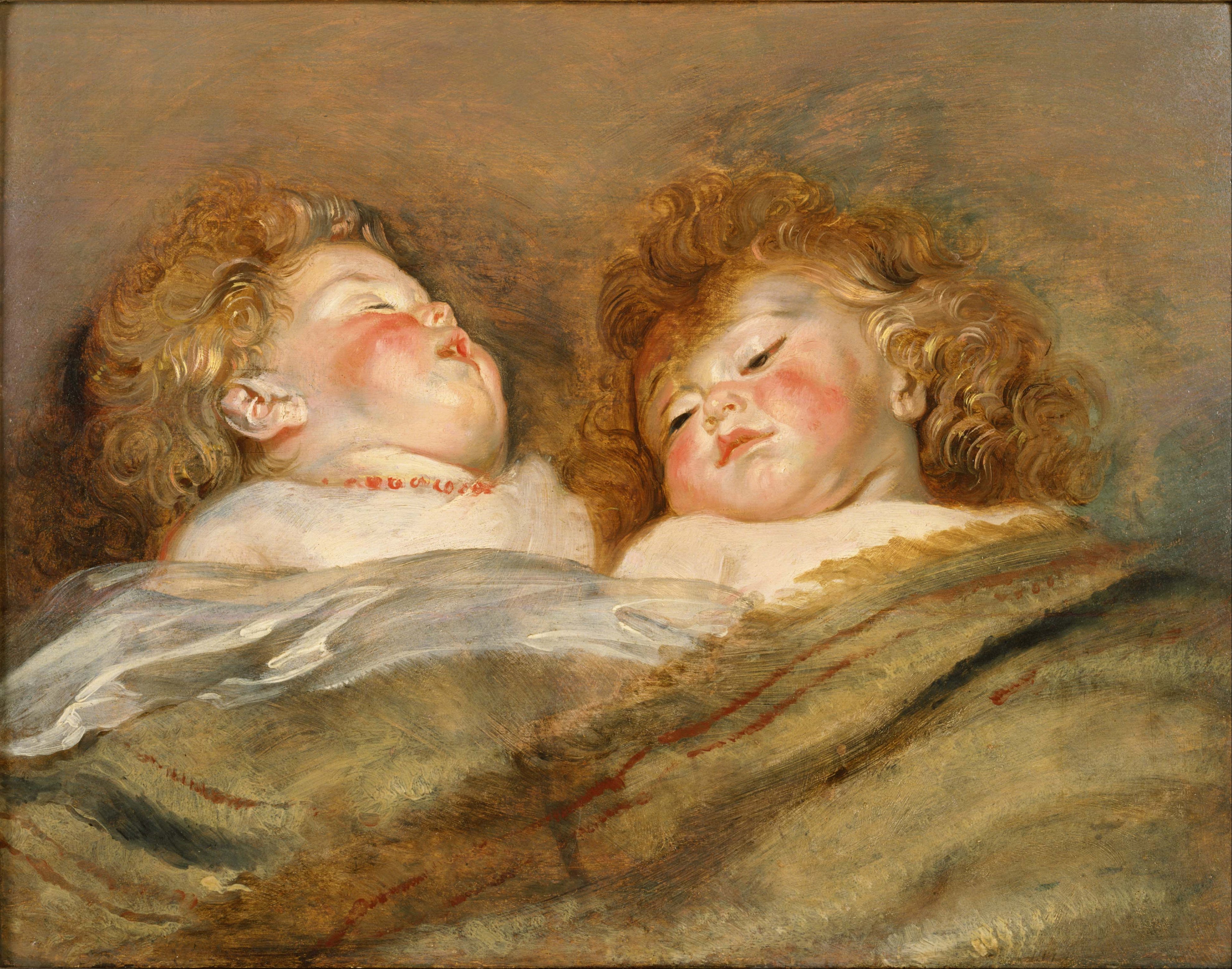 Kaksi nukkuvaa lasta - Peter Paul Rubens