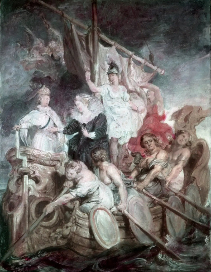 Louis XIII:n aikuisuuden alkaminen - Peter Paul Rubens