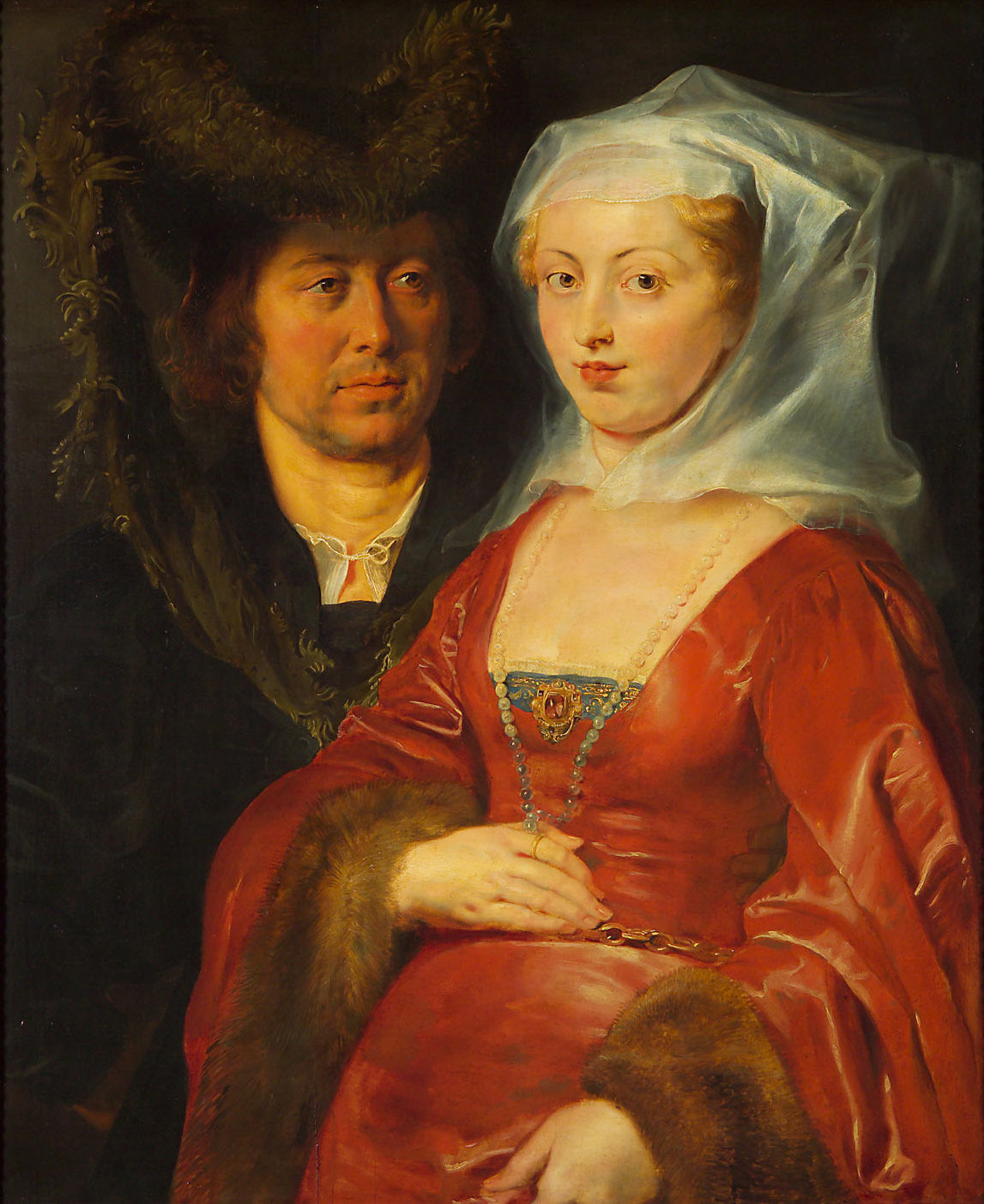 Anségise ja pyhä Béga - Peter Paul Rubens