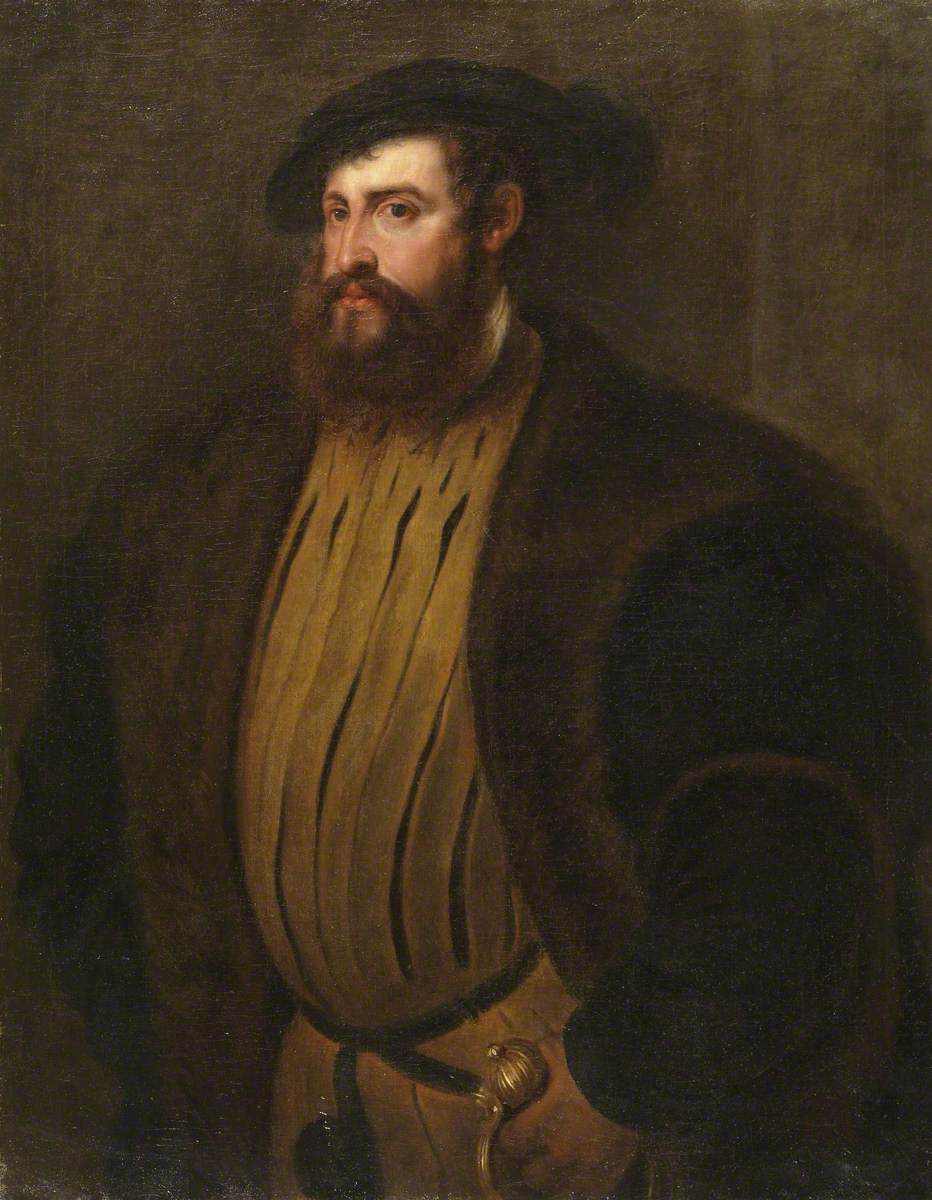 Hernan Cortez (?) (Titianin mukaan) - Peter Paul Rubens