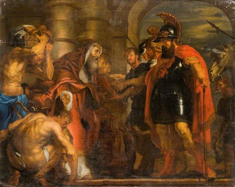 Abrahamin ja Melkisedekin kohtaaminen - Peter Paul Rubens