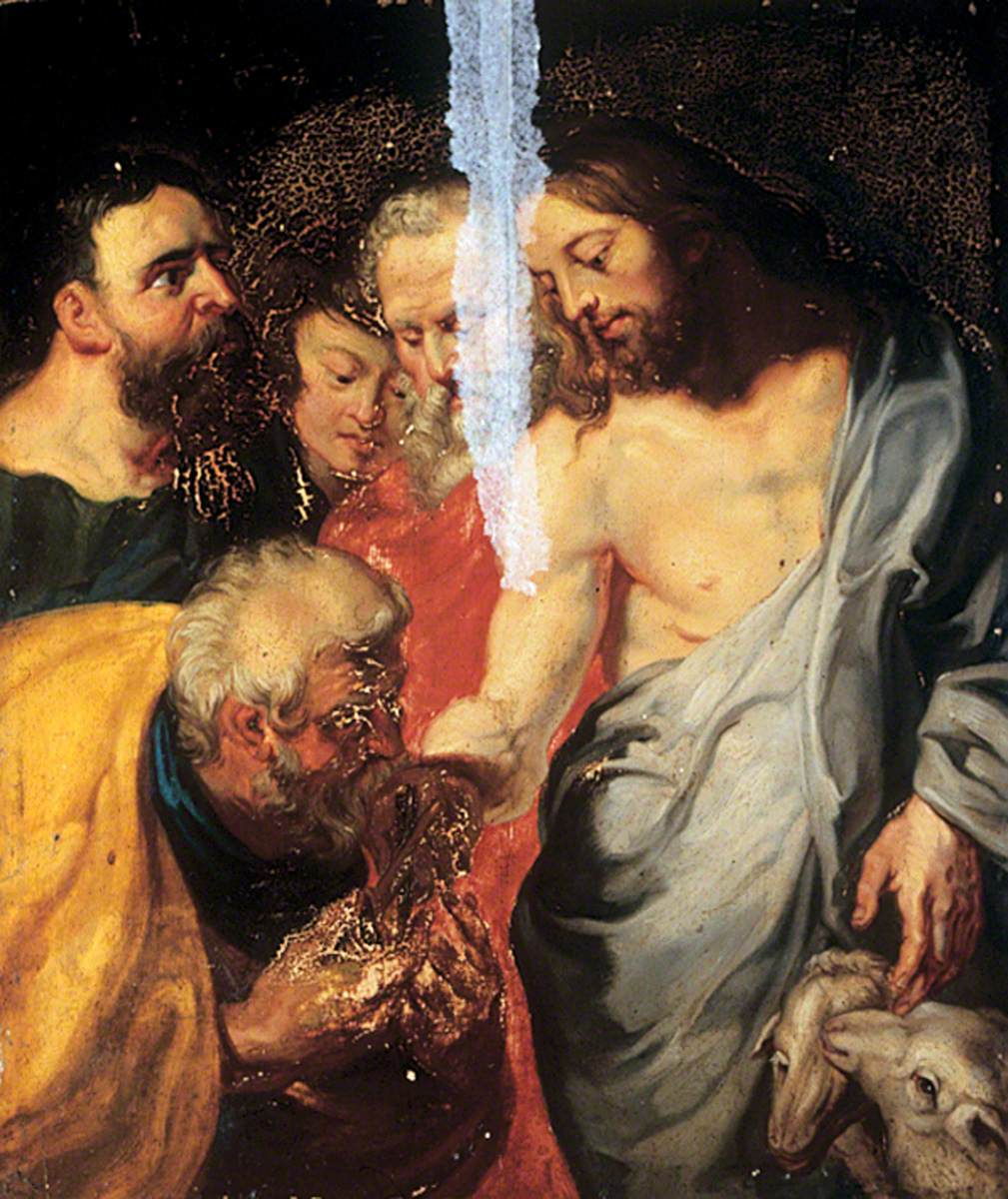 Kristuksen kuormitus pyhälle Pietarille - Peter Paul Rubens