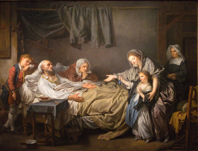 Hyväntekijä Nainen - Jean-Baptiste Greuze
