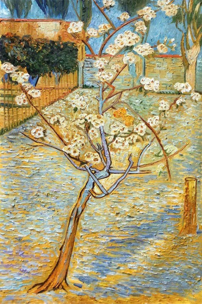🍐 Pieni kukkiva päärynäpuu – Vincent van Gogh (1888)