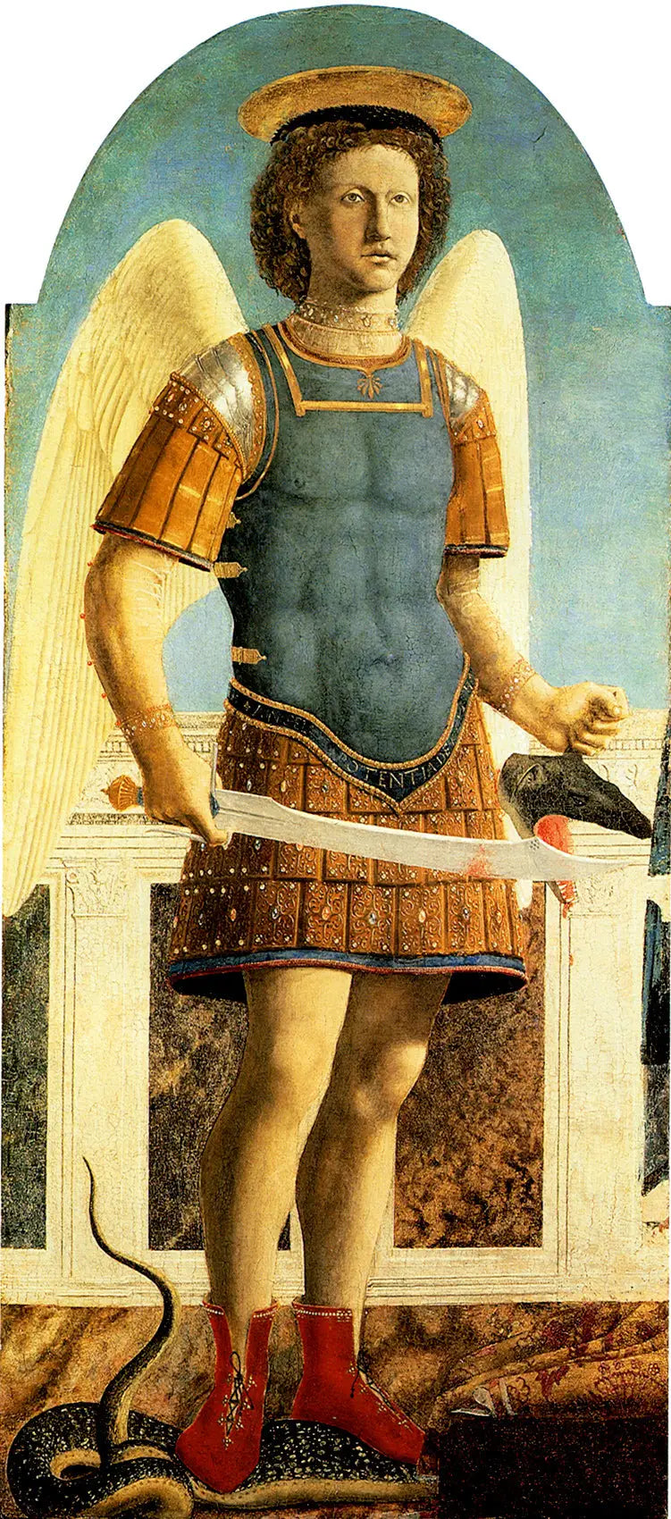 Pyhä Mikael - Piero della Francesca