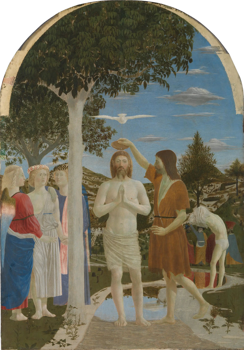 Kristuksen kaste - Piero della Francesca