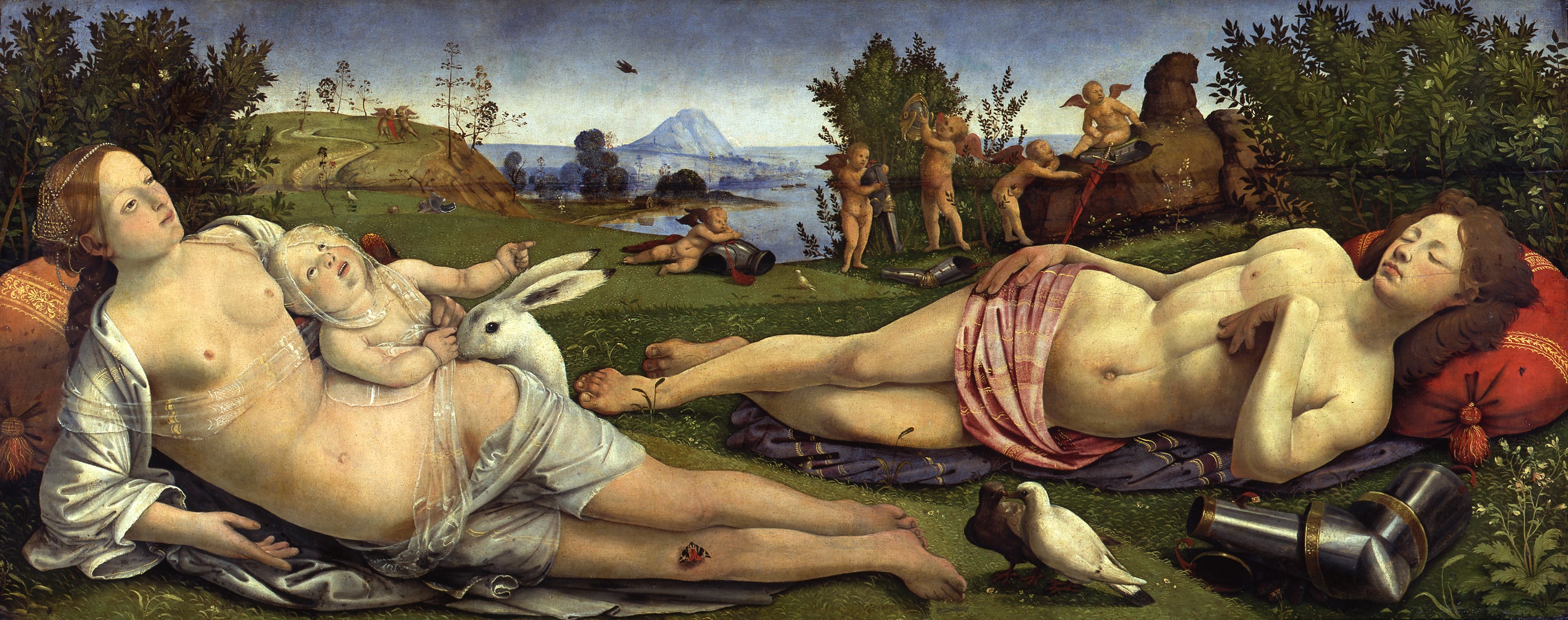 Vénus, Mars et Amour - Piero di Cosimo