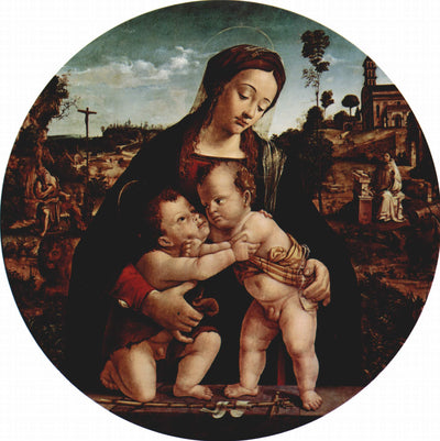 La Vierge à l'Enfant avec le jeune saint Jean - Piero di Cosimo
