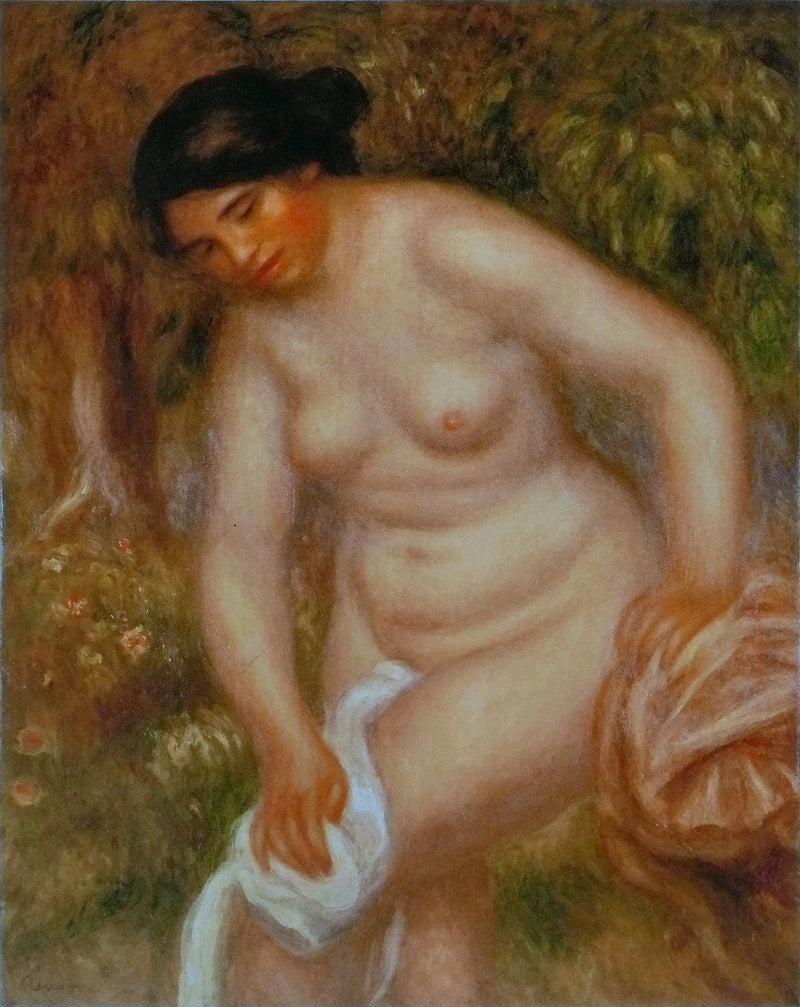Uimari pyyhkii itseään - Pierre-Auguste Renoir
