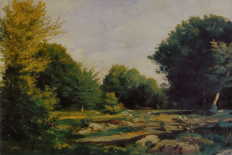 Avoin metsäalue - Pierre-Auguste Renoir