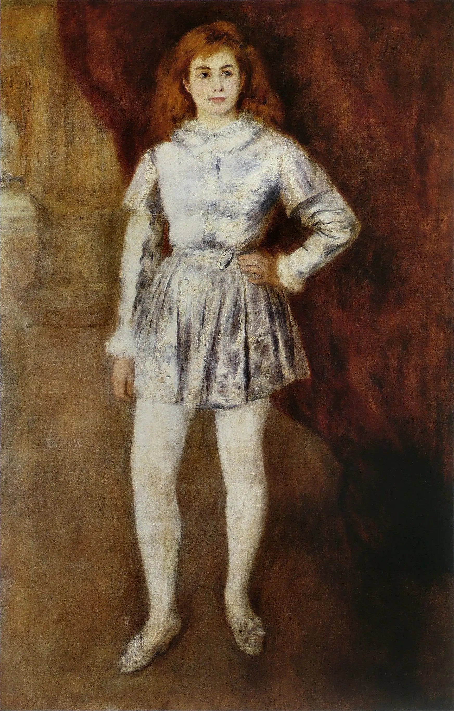 Reproduction du tableau « Madame Henriot en travesti - Pierre-Auguste Renoir » par Alpha Reproduction en peinture à l’huile