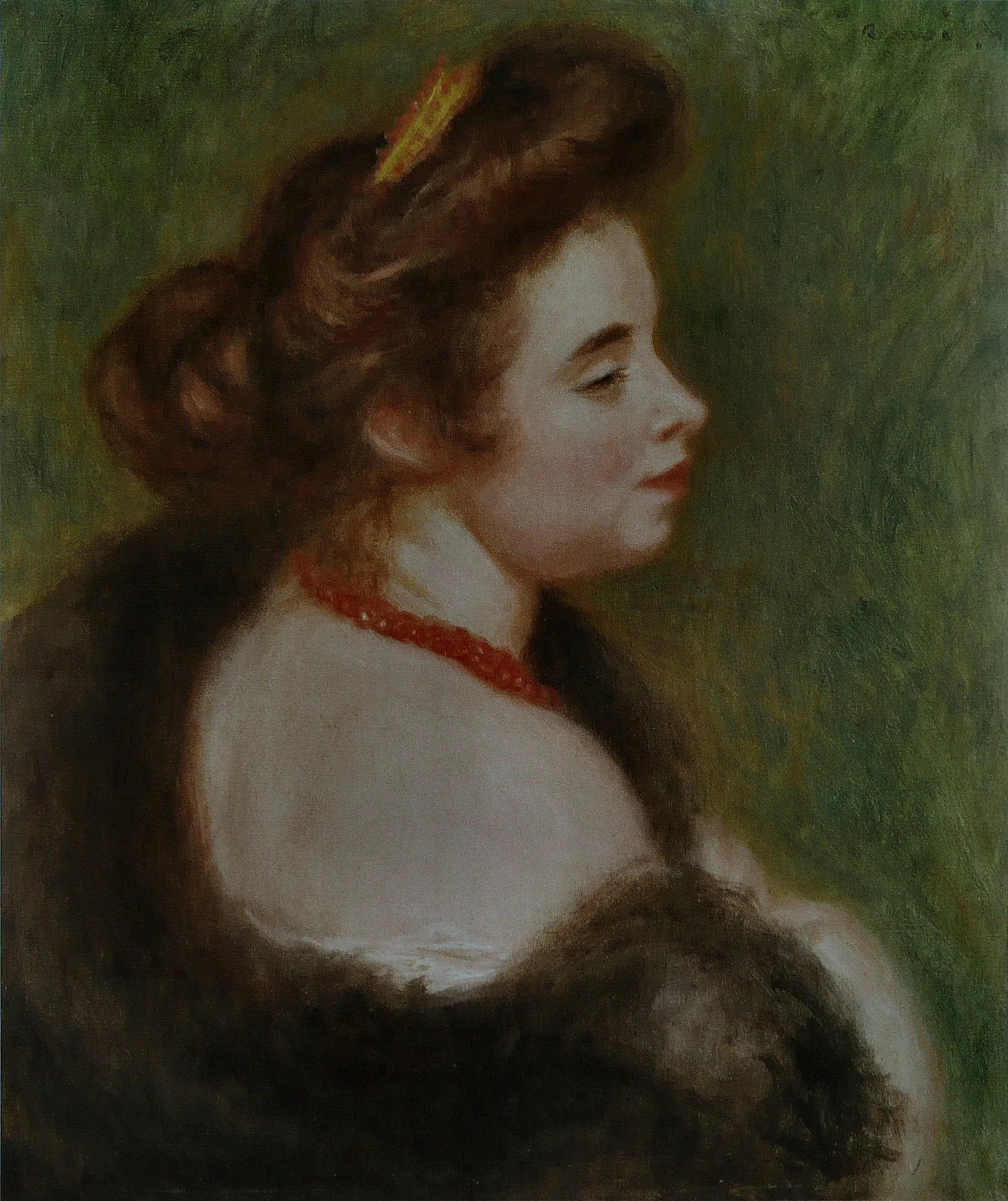 Reproduction du tableau « Portrait de Marthe Denis - Pierre-Auguste Renoir » par Alpha Reproduction en peinture à l’huile