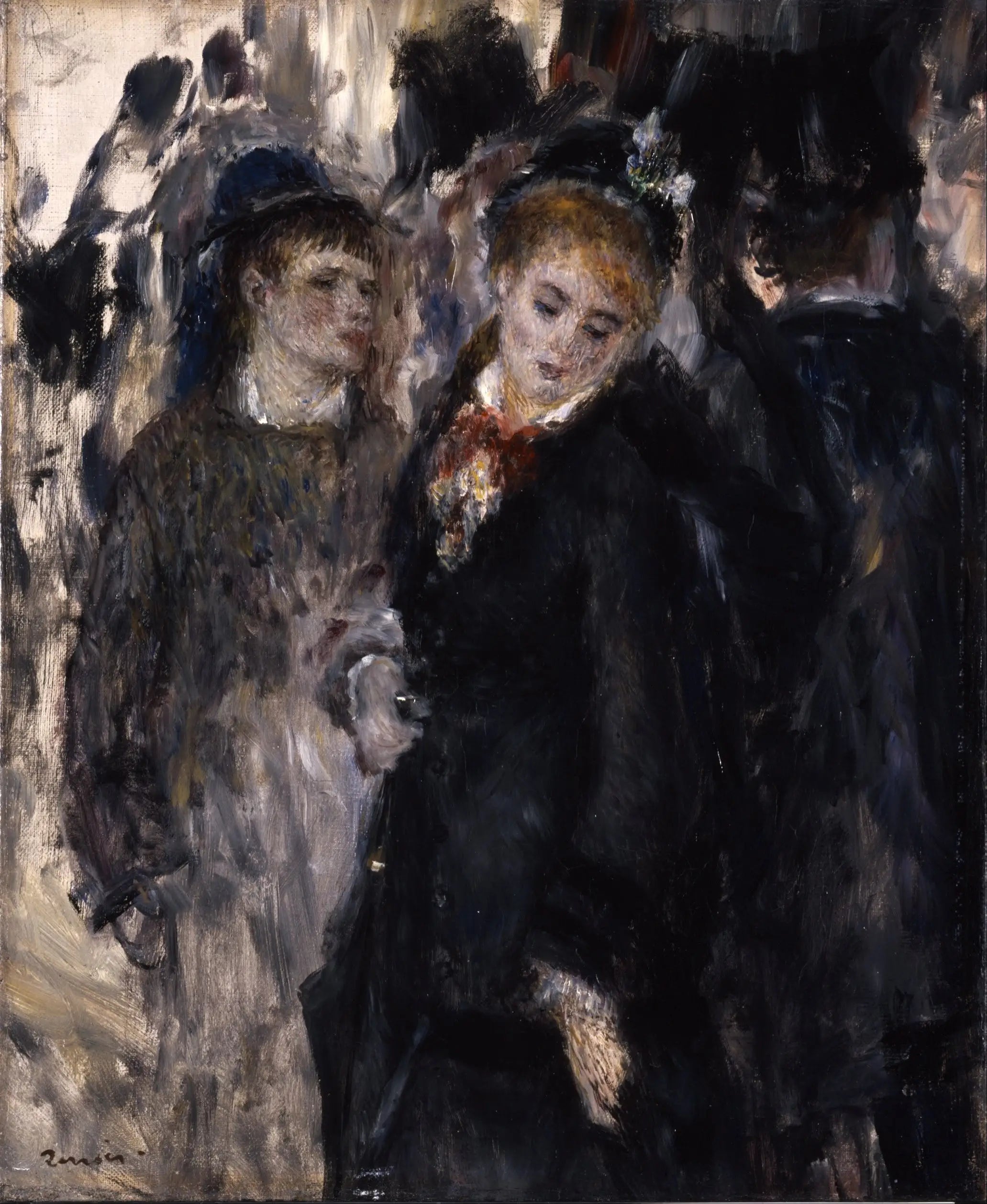 Reproduction du tableau « Jeunes filles - Pierre-Auguste Renoir » par Alpha Reproduction en peinture à l’huile