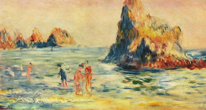 Guernseyn kalliot - Pierre-Auguste Renoir