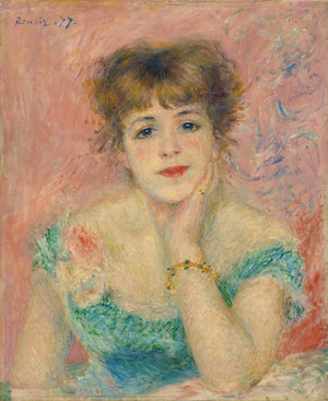 Reproduction du tableau « La Rêverie - Pierre-Auguste Renoir » par Alpha Reproduction en peinture à l’huile