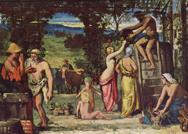 L'Automne - Les vendanges - Pierre Puvis de Chavannes