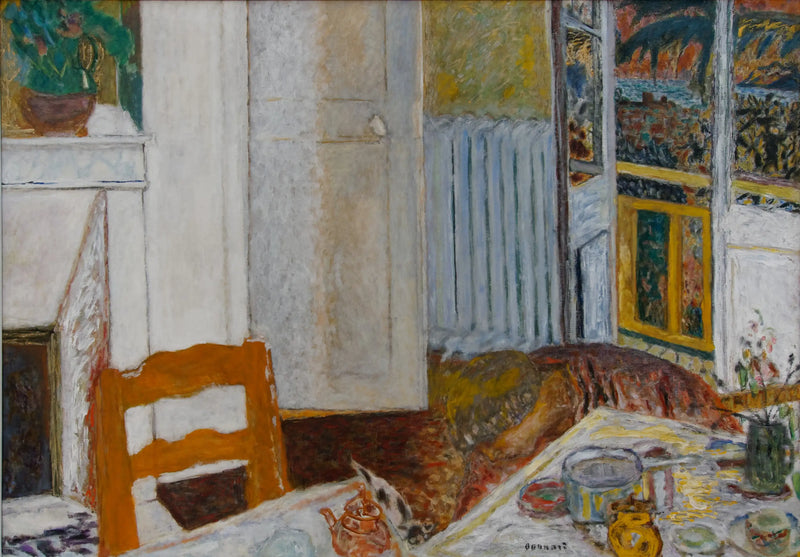 Valkoinen sisustus - Pierre Bonnard