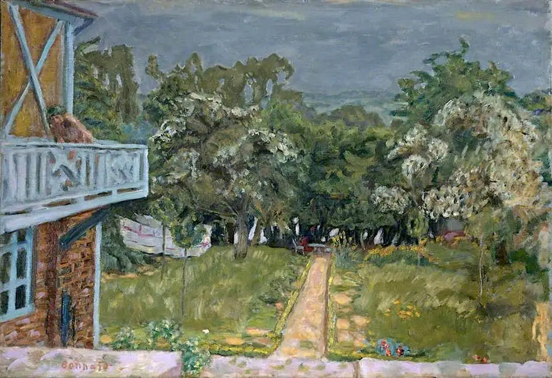 Sininen parveke - Pierre Bonnard