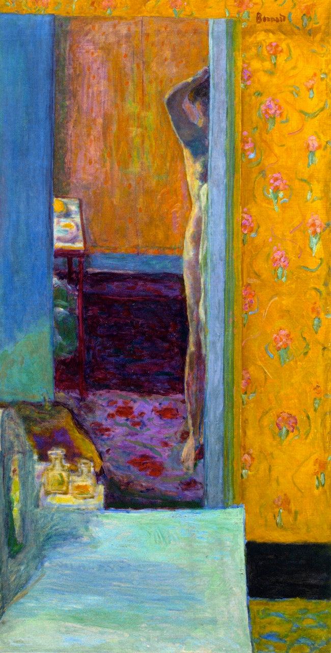 Reproduction du tableau « Nu dans un intérieur - Pierre Bonnard » par Alpha Reproduction en peinture à l’huile