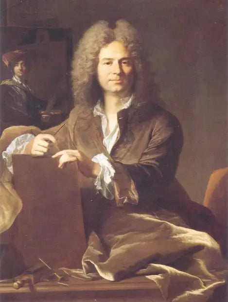 Pierre Drevetin muotokuva - Hyacinthe Rigaud