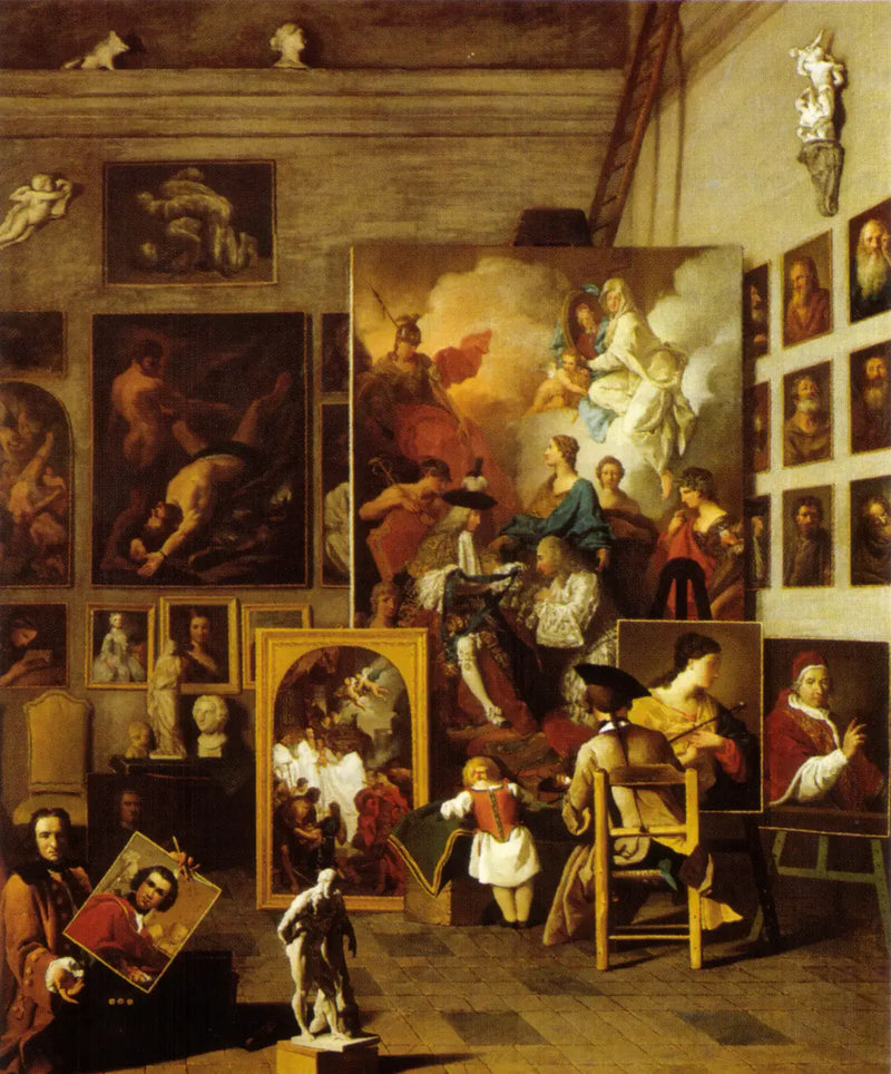 Maalaajan ateljee - Pierre Subleyras