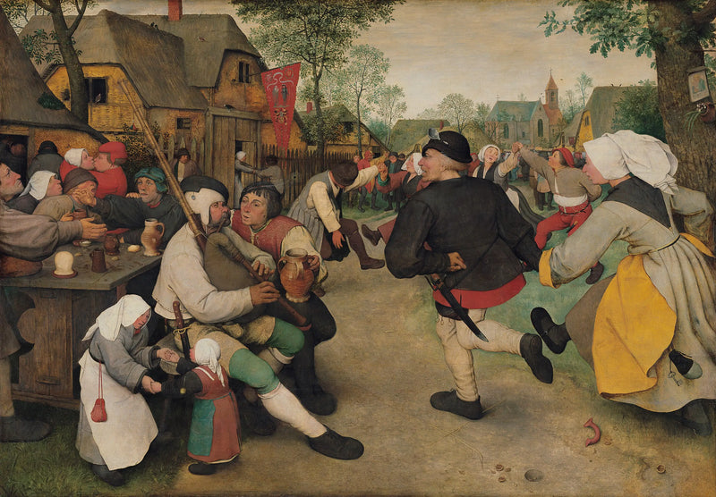Maalaisten tanssi - Pieter Brueghel vanhempi