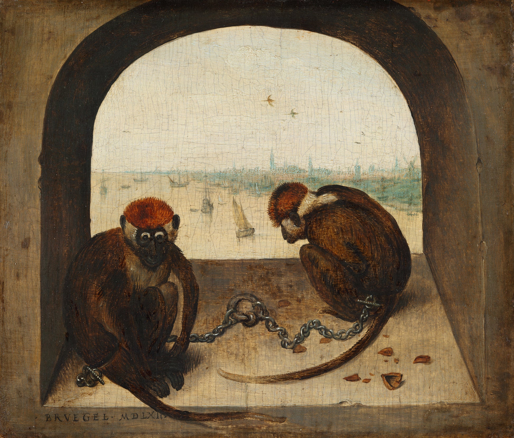 Kaksi Apinaa - Pieter Brueghel vanhempi