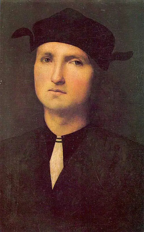 Nuoren miehen muotokuva - Pietro Perugino